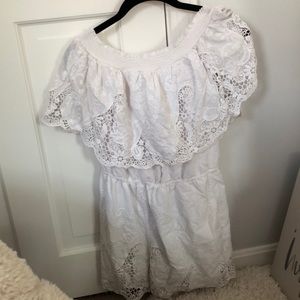 Abercrombie and Fitch Small White Romper